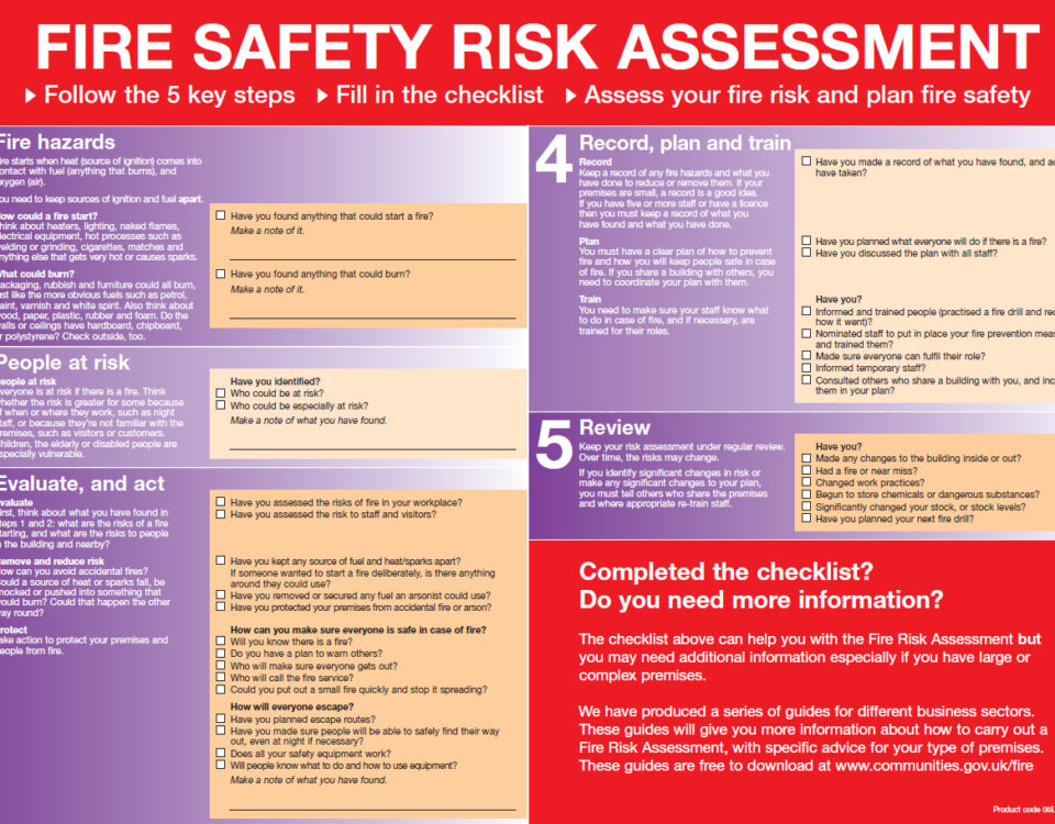 Fire Risk Assessment in Leyland